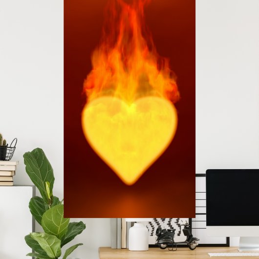 Poster Brûler le coeur (Bureau à domicile)