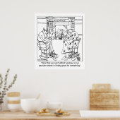 Poster Brûler votre chèque de pension pour garder chaud (Cuisine)