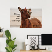 Poster Brûlez et faites bouillir vos dents tous les jours (Bureau à domicile)