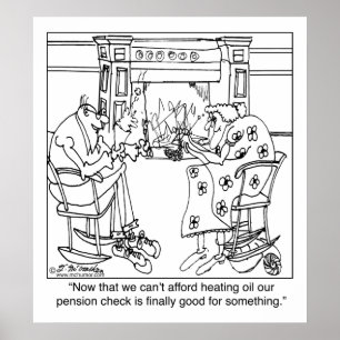 Poster Brûlez votre contrôle de pension pour maintenir