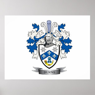 Poster Brûlure de la famille Armoiries