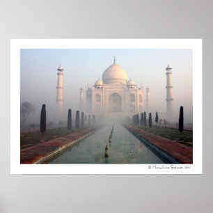 Poster Brume du Taj Mahal