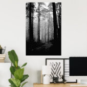 Poster Brume forestier 10 (Bureau à domicile)