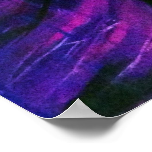 Poster Brume pourpre (Coin)