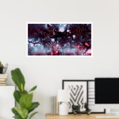 Poster Brume pourpre (Bureau à domicile)