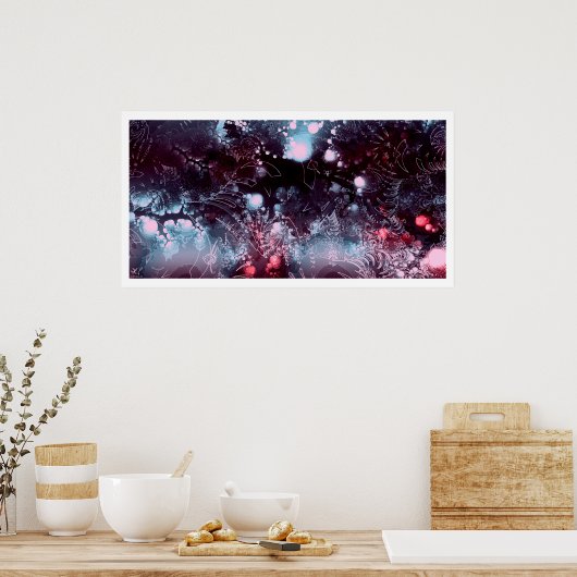 Poster Brume pourpre (Cuisine)