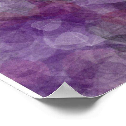 Poster Brume pourpre (Coin)