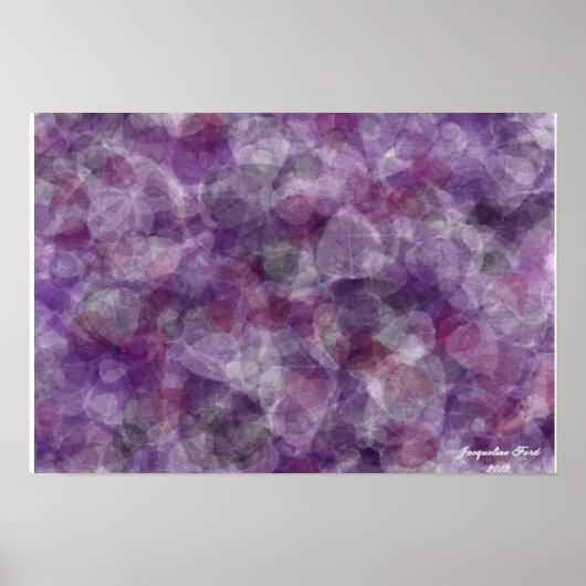 Poster Brume pourpre (Devant)