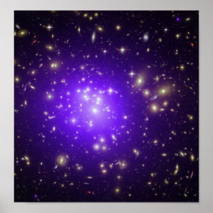 Poster Brume pourpre dans l'espace NASA