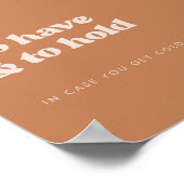 Poster Brun élégant à avoir et à tenir une couverture Mar (Coin)