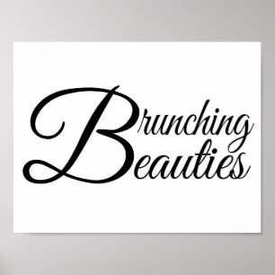 Poster Brunch Beautés