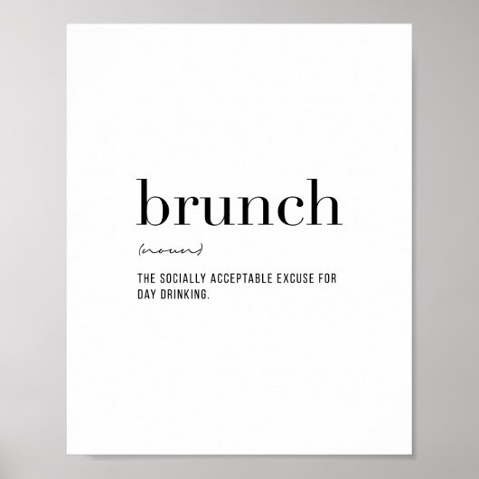 Poster Brunch de définition (Devant)