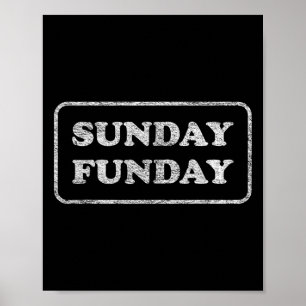 Poster Brunch de dimanche Footll Sports Bbq 