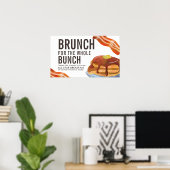 Poster BRUNCH POUR LA BANDE | Rassemblement Petit Déjeune (Bureau à domicile)