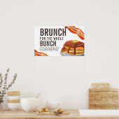 Poster BRUNCH POUR LA BANDE | Rassemblement Petit Déjeune (Cuisine)