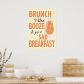 Poster Brunch sans bouchon Brunch (Cuisine)