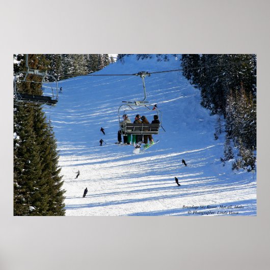 Poster Brundage Station de ski, McCall, Idaho (Devant)