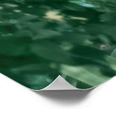 Poster Brunette Princess : Aquarelle de la forêt de fées (Coin)