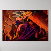 Poster Brunhilde Weeps à Sigfried's Funeral Pyre (Devant)