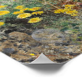 Poster Bruno Liljefors - Chat sur Flowerbed (Coin)