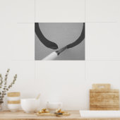 Poster Brush calligraphie Zen Enso (Cuisine)