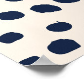 Poster Brush Strokes : Abstrait Fun sans couture (Coin)
