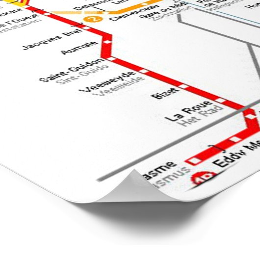 Poster Brussel (Hoek)