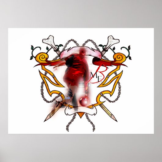 Poster Brutal Muse "Bowling" (Devant)