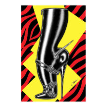 Brutes en Bottes™/Talons Aiguilles/Rayures Rouges