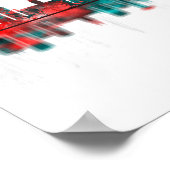 Poster Bruxelles Belgique Skyline (Coin)