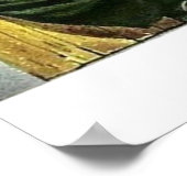 Poster Bruxelles, centre ville, Belgique. Vintage (Coin)