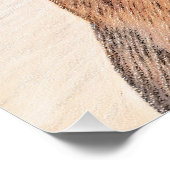 Poster Bruxelles Griffon Smooth Painting Original Chien A (Coin)