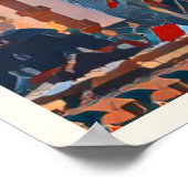 Poster Bruxelles, la capitale de la Belgique et d'Europe (Coin)