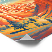 Poster Bryce Canyon National Park Travel Art Vintage (Coin)