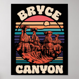 Poster Bryce Canyon Parc National Souvenir Extérieur Rand