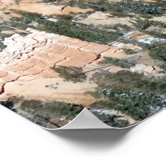 Poster Bryce Point au parc national du canyon Bryce (Coin)