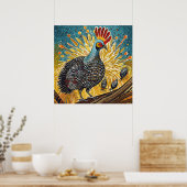 Poster Bticks attrapés par la pintade - L'IA a généré des (Cuisine)