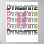 POSTER BTS DYNAMITE HOBI ( NOUVELLE CHANSON ) (Devant)