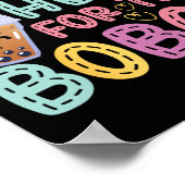 Poster Bubble Je ne suis ici que pour le Bobas Tea (Coin)