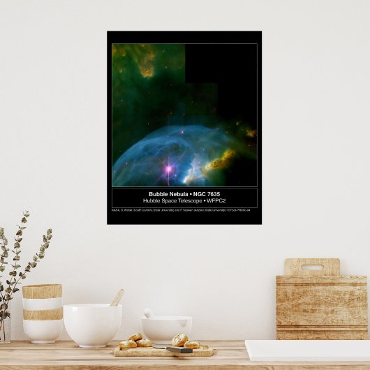 Poster Bubble Nebula (Cuisine)