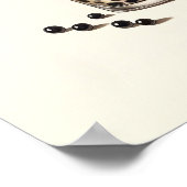 Poster Bubble Tea Wall Art, Boba Boire Cuisine tendance (Coin)