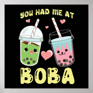 Poster Bubble Tu M'As Eu Chez Boba Tea