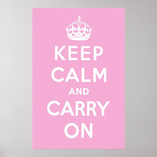 Poster Bubblegum rose (Devant)