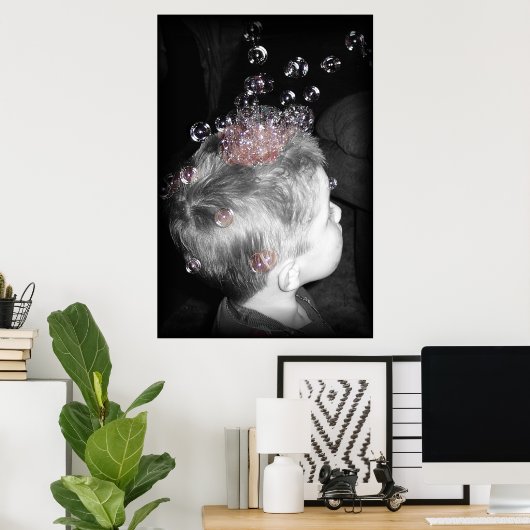 Poster Bubbles (Bureau à domicile)