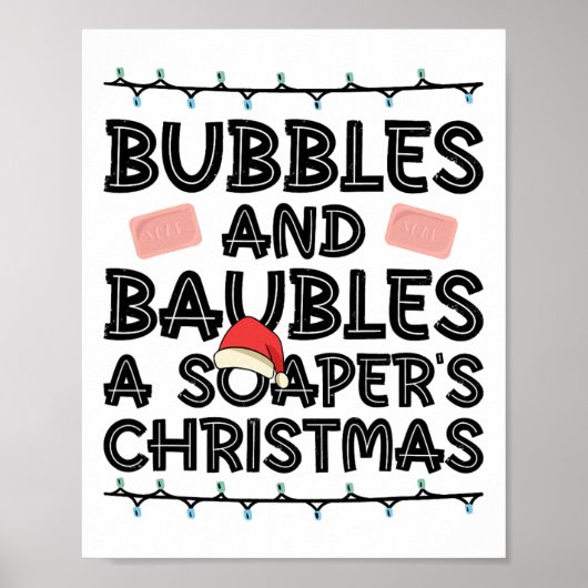 Poster Bubbles And Ubles - Noël d'un soap - Soap Ma (Devant)