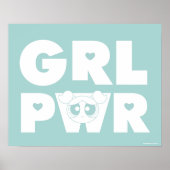 Poster Bubbles : Girl Power (Devant)