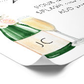 Poster Bubbly Bar Mariage (Coin)