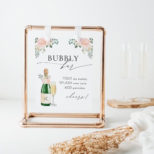 Poster Bubbly Bar Mariage