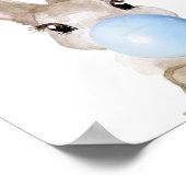 Poster Buble Gum Bunny Cub Nursery Enfant Woodland (Coin)