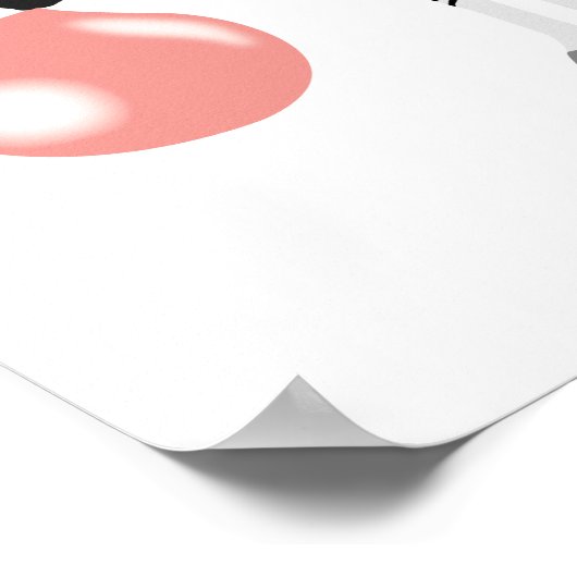 Poster Buble Gum Zebra Blowbble (Coin)